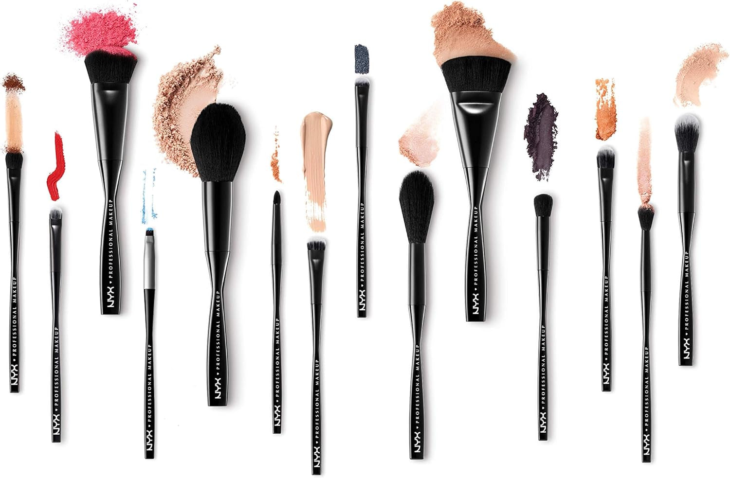 Can’t Stop Won’t Stop Foundation Brush – Vegan Angled Brush for Full-Coverage Liquid Makeup by NYX Professional Makeup