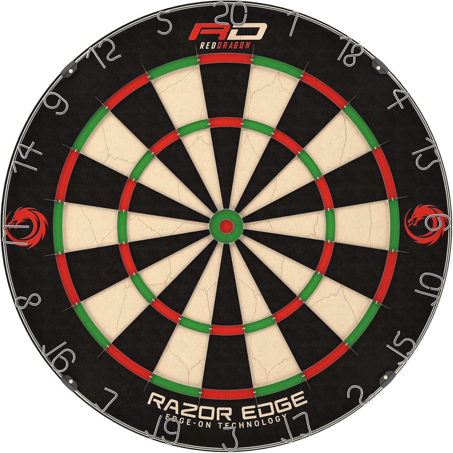 Professional Dartboard Set – Tournament-Grade Board with Durable Surround & 2 Sets of Steel Tip Darts