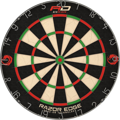 Professional Dartboard Set – Tournament-Grade Board with Durable Surround & 2 Sets of Steel Tip Darts