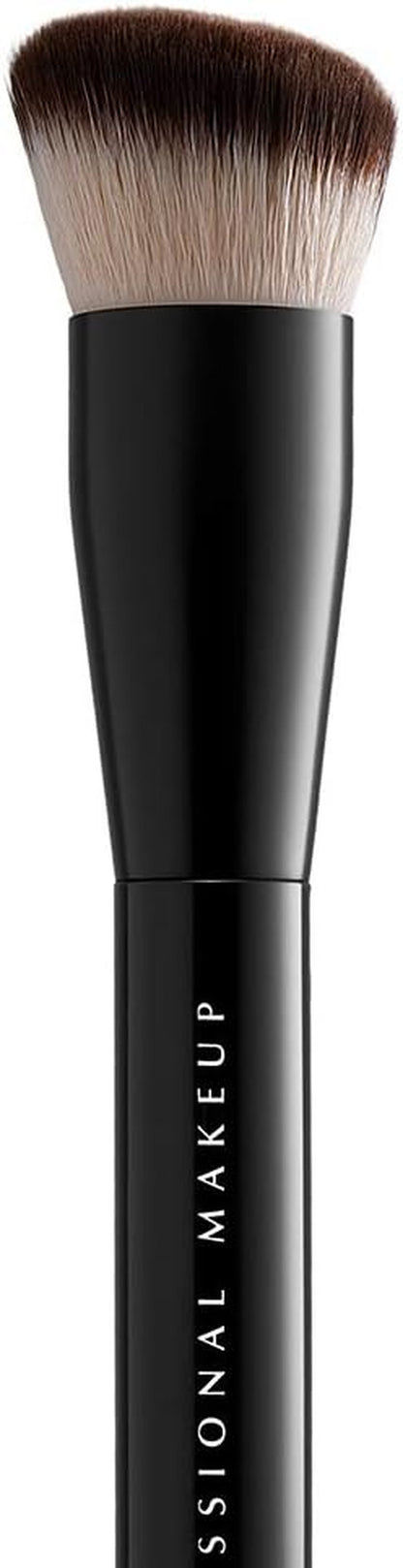 Can’t Stop Won’t Stop Foundation Brush – Vegan Angled Brush for Full-Coverage Liquid Makeup by NYX Professional Makeup