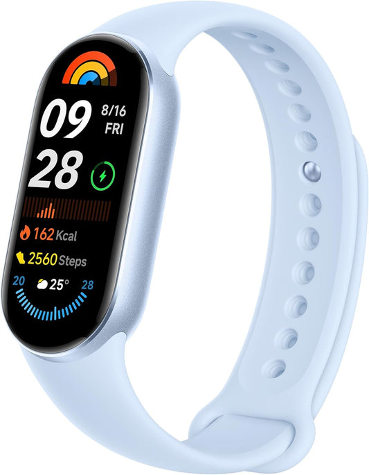 Smart Band 9 Arctic Blue – Fitness Tracker with Heart Rate Monitor, Sleep Tracking & AMOLED Display